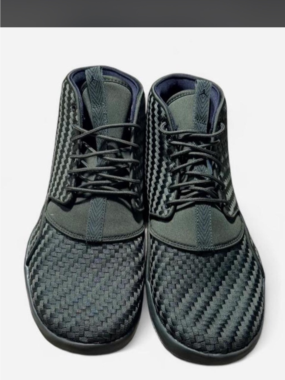 Jordan Men's Black Woven Chukka Boots